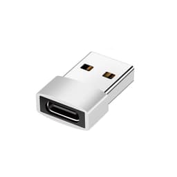 TYPE-C hunn til USB A 2.0 hannadapter Silver