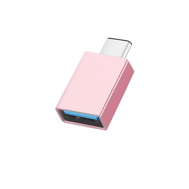 Adapter USB-C (hann) til USB 3.0 (hun) Rosa