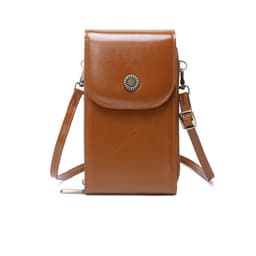 RFID crossbody laukku puhelinlaukku käsilaukku Ruskea