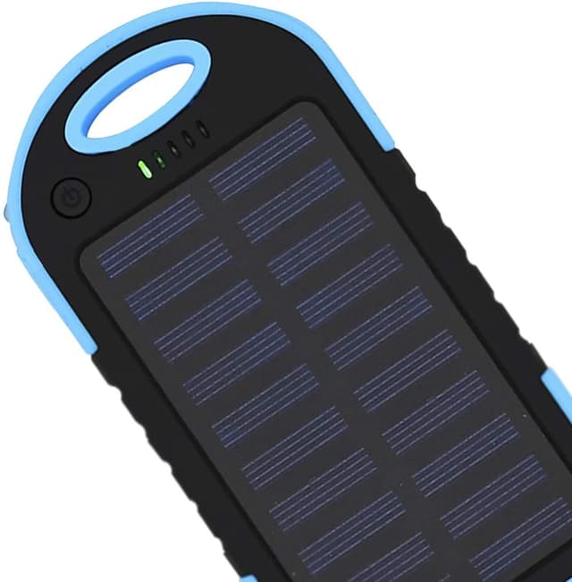 Powerbank 5000 mAh - vanntett - blå