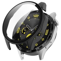 Smart urcover med skærmbeskytter til Huawei Watch GT 4 Sort 46mm 1