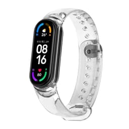 Blød TPU farveskiftende urrem udskiftning til Samsung Galaxy Fit 2 Gennemsigtig