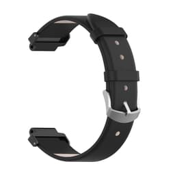 Ægte læderarmbånd med skruetrækkere Sort Garmin Forerunner 220/230/235/630/620/735XT, Garmin Approach S20/S5/ S6