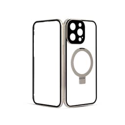 HD klart magnetisk deksel med stativ for iPhone iPhone 15 Pro Max