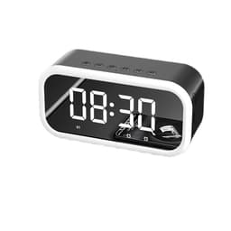 Bluetooth høyttaler vekkerklokke Sort