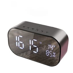 Bluetooth højttaler vækkeur Sort