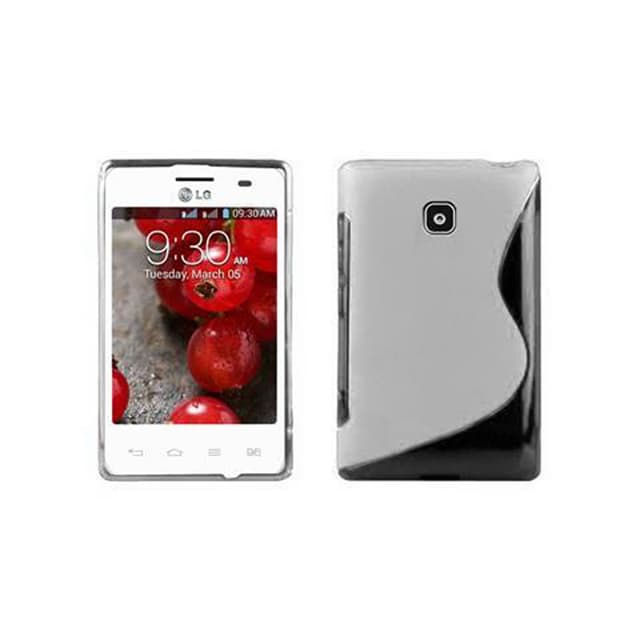 LG L3 II (1. SIM) Etui Case Cover (Hvid)