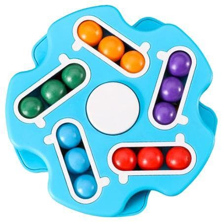 Fidget Spinner med pussel, Blå