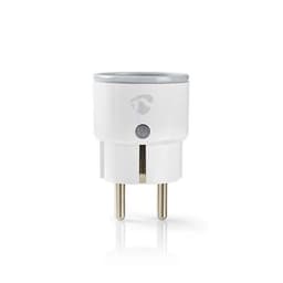 Nedis SmartLife Smart Plug | Wi-Fi | IP21 | Efektmåler | 2500 W | Jordet kontakt / Type F (CEE 7/7) | -10 - 40 °C | Android™ / IOS | Hvit | 1 stk
