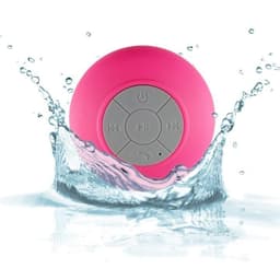 Vedenpitävä Bluetooth-kaiutin imutulpalla (Cerise)
