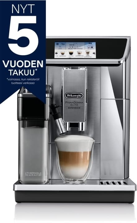 Delonghi Primadonna Elite Experience ECAM650.85.MS -kahviautomaatti