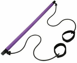 Resistanceband med stång, Lila