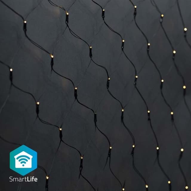 Nedis SmartLife Julbelysning | Netto | Wi-Fi | Varm Vit | 280 LED's | 3.00 m | 3 x 2 m | Android™ / IOS