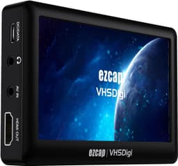 Ezcap video til digital konverter, CVBS videooptager med LCD-skærm, bærbar komposit CVBS AV videooptager analog til digital konverter