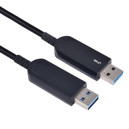 NÖRDIC 5m Active AOC 10Gbps Fiberkabel USB-A 3.2 til USB-A 3.2