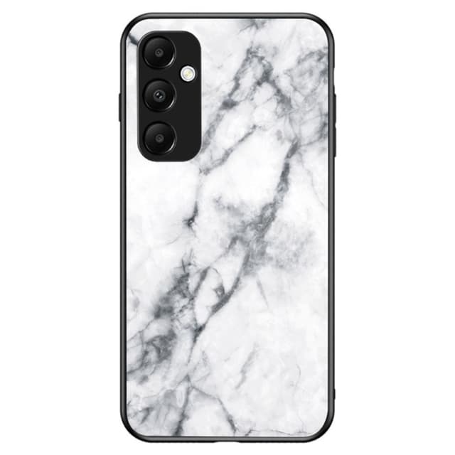 SKALO Samsung A55 5G Marmori karkaistu lasi TPU-suojakuori - #2