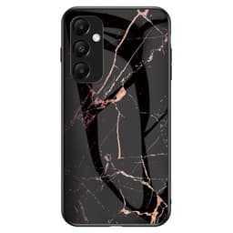 SKALO Samsung A55 5G Marmor Härdat Glas TPU-skal - Motiv 1