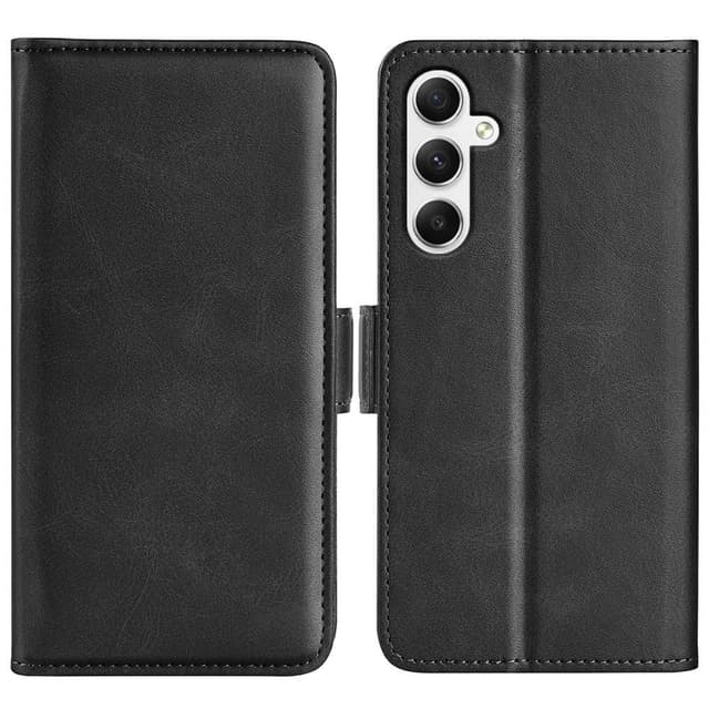 SKALO Samsung A35 5G Premium Wallet Flip Cover - Sort