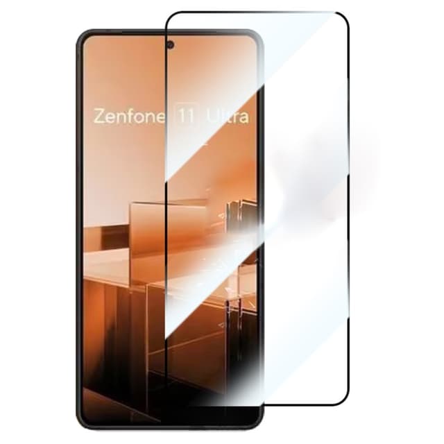 2-PACK SKALO Asus Zenfone 11 Ultra Heltäckande Skärmskydd Härdat Glas