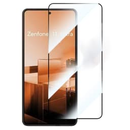 2-PACK SKALO Asus Zenfone 11 Ultra 5G Heltäckande Skärmskydd Härdat Glas - Svart