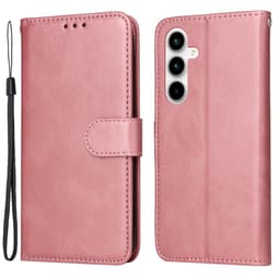 SKALO Samsung A35 5G PU-læder Pungetui - Pink