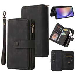 SKALO Samsung A55 5G Big Wallet 17-FACK Plånboksfodral - Svart