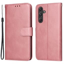 SKALO Samsung A55 5G PU-nahkainen Lompakkokotelo - Pinkki