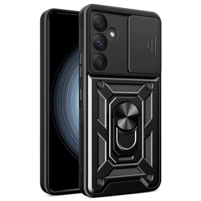 SKALO Samsung A35 5G Armor Hybrid Metallring Kameraslider - Svart