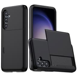 SKALO Samsung A55 5G Armor Skal Korthållare - Svart
