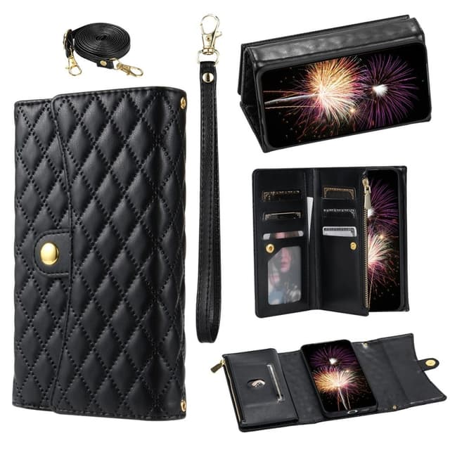 SKALO Samsung A55 5G Evelope Clutch 8-Fack - Svart