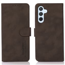 SKALO Samsung A55 5G KHAZNEH Plånboksfodral i PU-Läder - Brun
