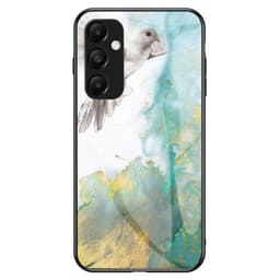 SKALO Samsung A35 5G Marmori karkaistu lasi TPU-suojakuori - #3