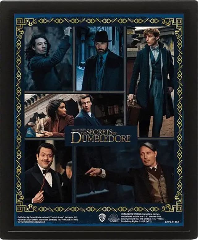 Pan Vision Fantastiske Skabninger 3D-plakat (Dumbledore)