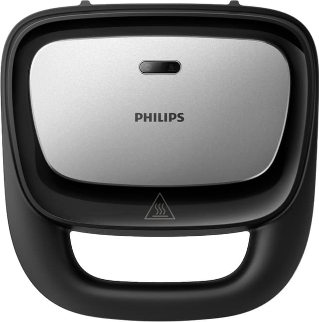 Philips 5000-serien sandwichmaskine HD2350/80 (sort/rustfrit stål)
