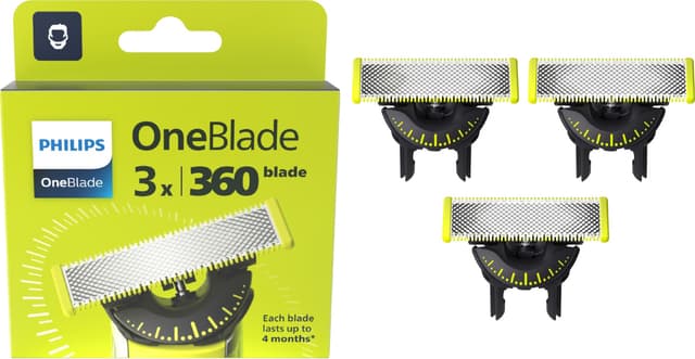OneBlade 360 rakblad QP430/50 (3-pk)
