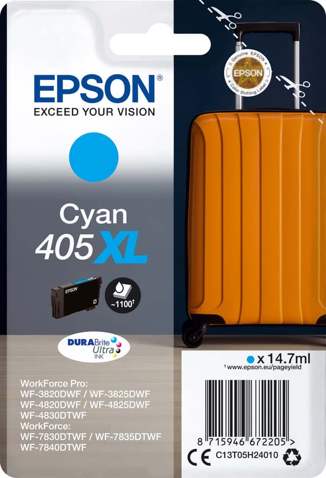 EPSON 405XL blækpatron (cyan)