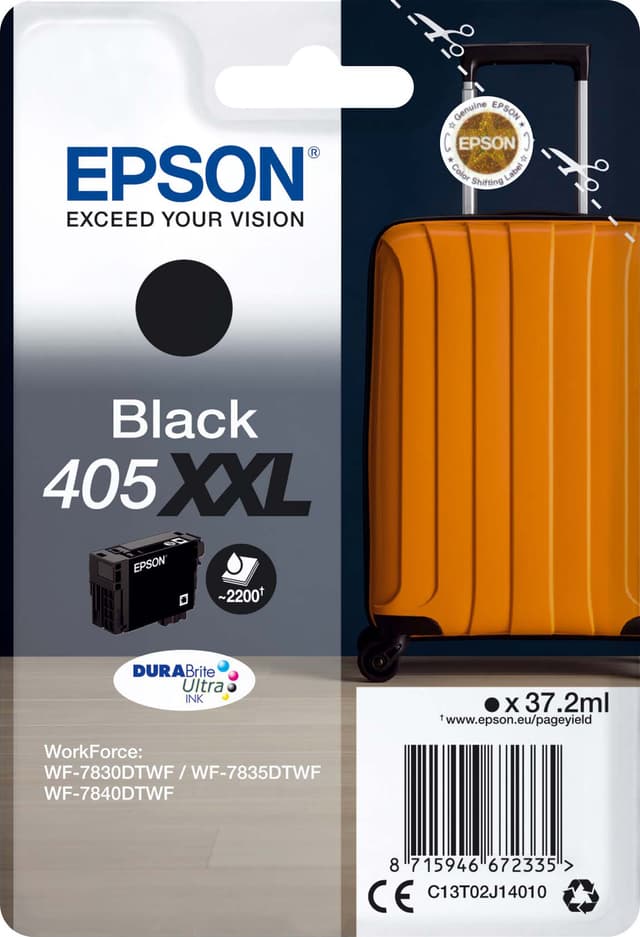 EPSON 405XXL bläckpatron (svart)