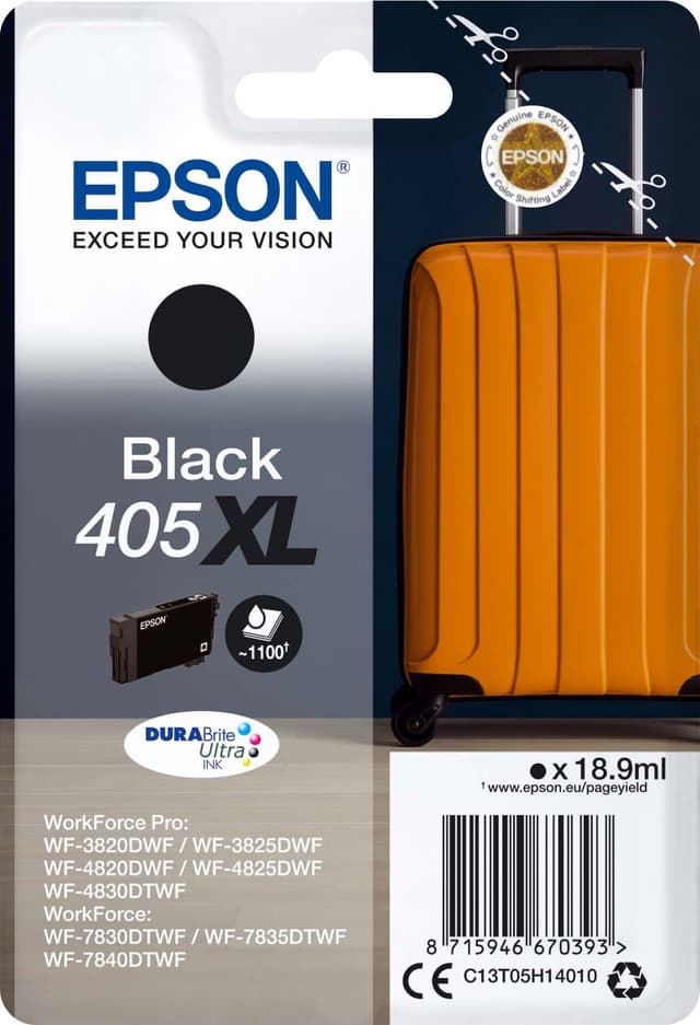 EPSON 405XL blekkpatron (Sort)