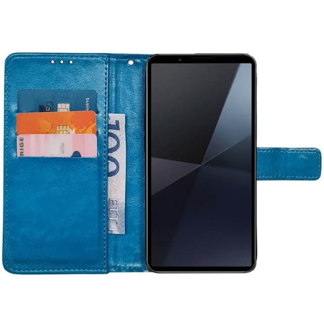 Lompakkokotelo 3-kortti Sony Xperia 10 VI - Vaaleansininen