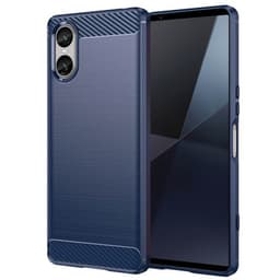 Børstet silikondeksel Sony Xperia 10 VI - Blå