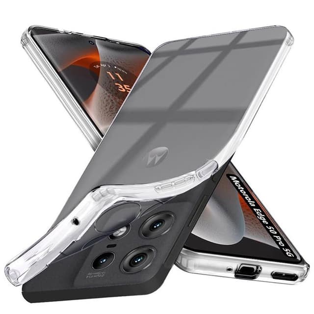 Silikonikotelo läpinäkyvä Motorola Edge 50 Pro