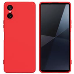 Liquid silikon skal Sony Xperia 10 VI - China Red