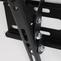 tectake Väggfäste 27-55 tum (69-140 cm) lutbar upp till VESA 400x400 - svart