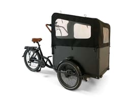 EventyrCykler - Fyrtøjet el-ladcykel inkl. puder, seler, kaleche & blinklys