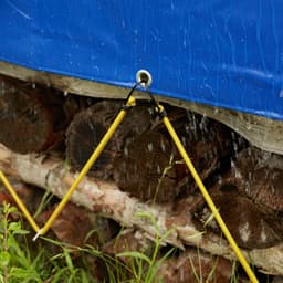 Presenning, vandtæt blå - 2 x 3 m