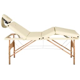 Massagebriks 4 zoner + taske - beige