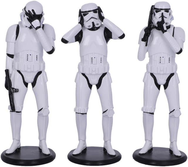 Nemesis Now Star Wars actionfigurer (Hear no Evil Stormtrooper)