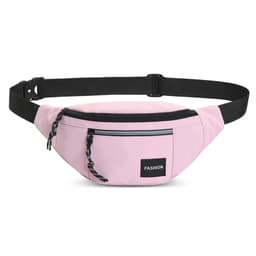 Stänksäker midjeväska crossbody väska Rosa