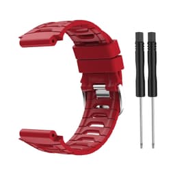 Klockarmband silikon Röd Garmin 920XT