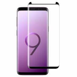 Skärmskydd Samsung Galaxy S9 Härdat glas Svart